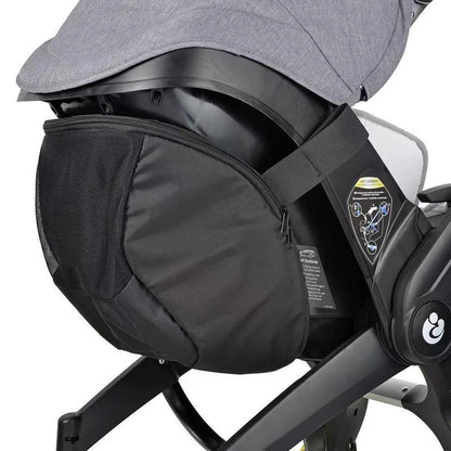 Portable Diaper Bag: Mommy Storage Solution for Doona Stroller - Compatible & Waterproof Black Storage Bag for Stroller Accessories