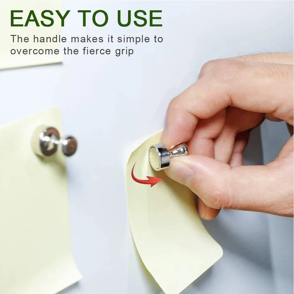 10/20pcs Neodymium Magnetic Pins - Strong Cone Board & Fridge Magnets for Home, Office & Storage