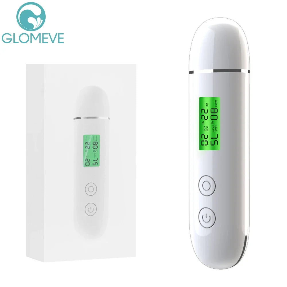Portable Rechargeable Skin Analyzer LCD – Digital Water, Oil & Moisture Tester with Fluorescent Detection for Facial Skin Care Analysis Tool