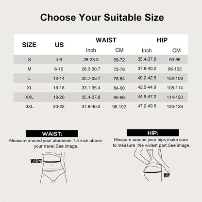 Women's High Waist Slimming Corset - Body Shaper Panties, BBL Shorts, Fitness Waist Trainer and Butt Lifter Shapewear