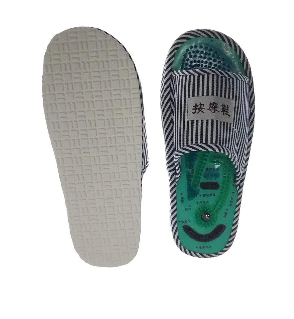 Acupuncture Foot Massage Slippers – Shiatsu Magnetic Health Sandals