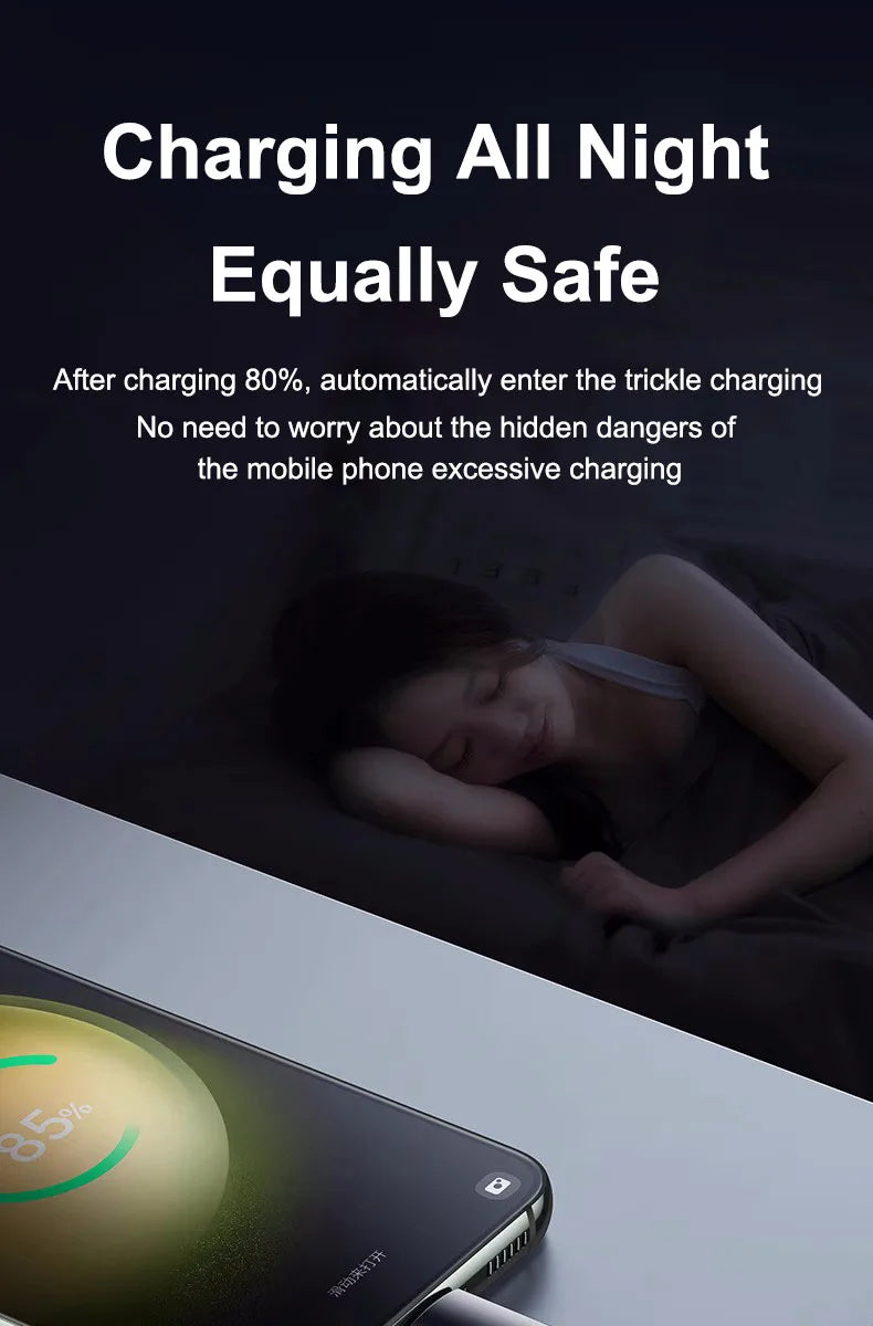 NNBILI 45W PD Fast Charging USB-C to USB-C Cable — Compatible with Samsung Galaxy S24/S23 Ultra/S22/S21/S20, Note20, A54/A53