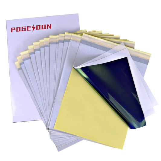 Tattoo Transfer Paper : A4 Size Stencil Copy Thermal Paper for Tattoo Machines