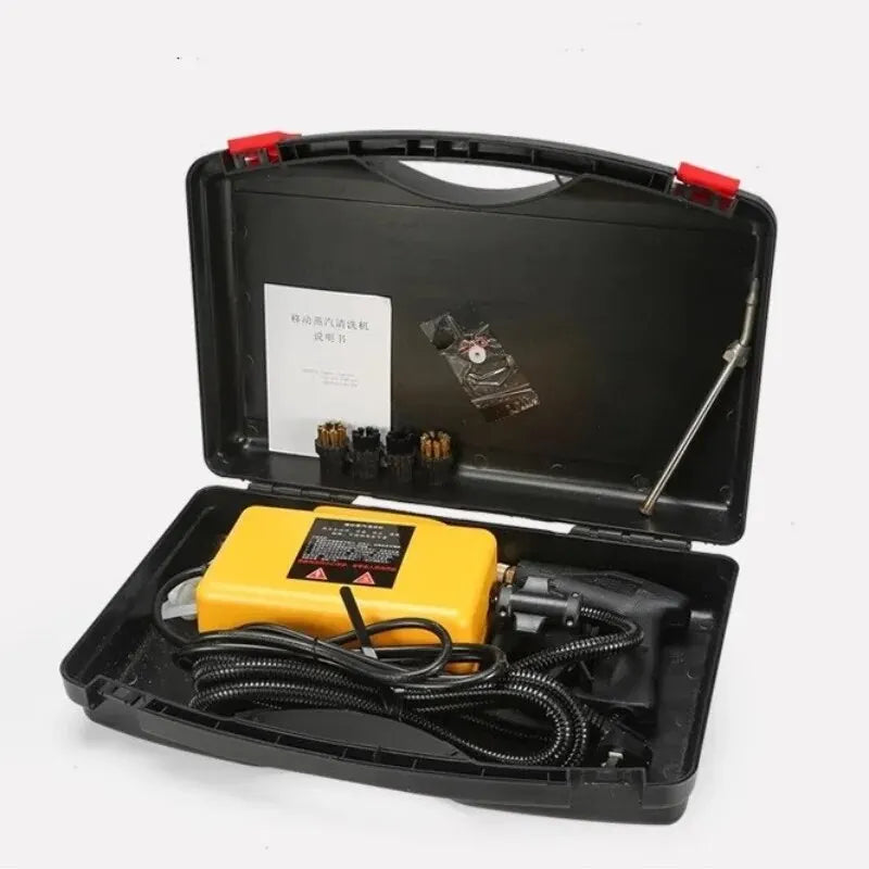 2600W 220V High-Temperature Steam Cleaner - Portable Sterilization Pressure Washer for Home, Car, Kitchen & AC