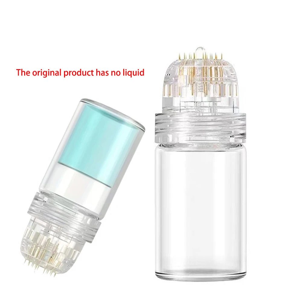20-Pin Titanium Derma Stamp - 0.25mm Microneedling Tool for Face, Hair, Beard & Skin Care