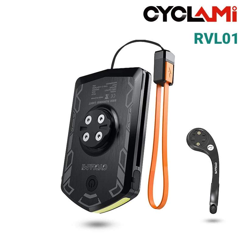 CYCLAMI Bicycle Headlight 5000mAh – Ultralight Rechargeable Front Bike Light for Garmin XOSS Bryton IGS