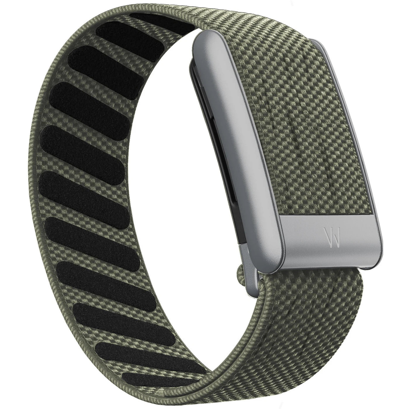 Whoop 5.0 Compatible Nylon Wristband - Black, Silver & Gold Woven Elastic Sports Replacement Strap