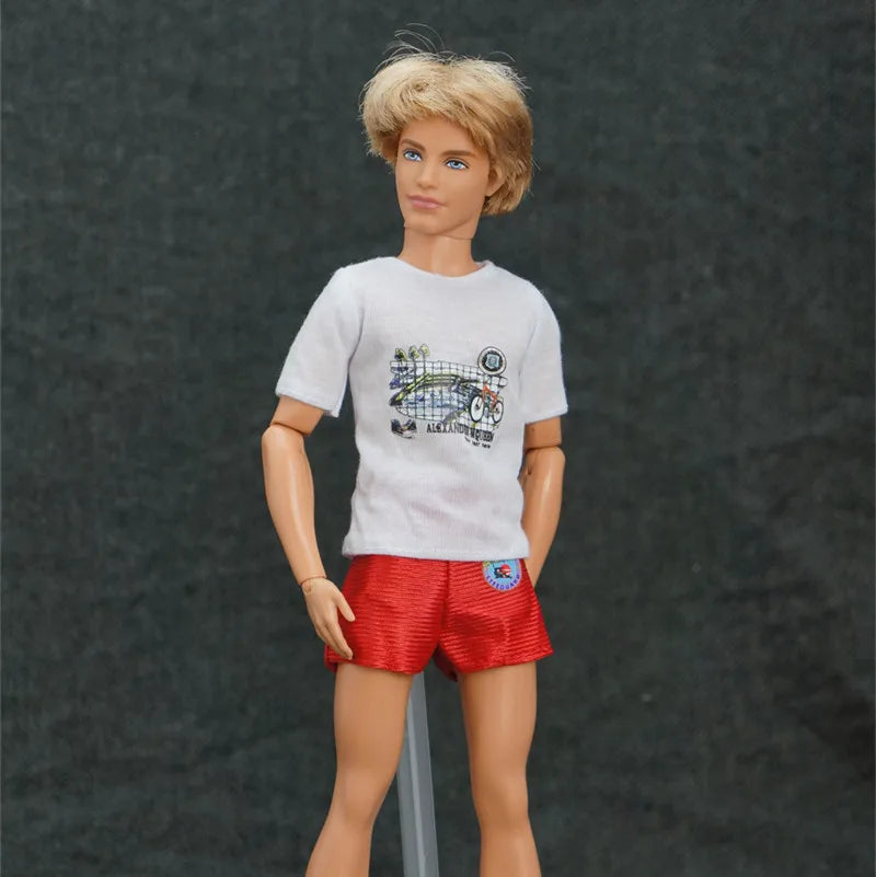 30cm Male Anime Doll Clothes – 1/6 BJD Fashion Casual Suit for KEN Dolls, DIY Reborn Toy Accessories & Gifts