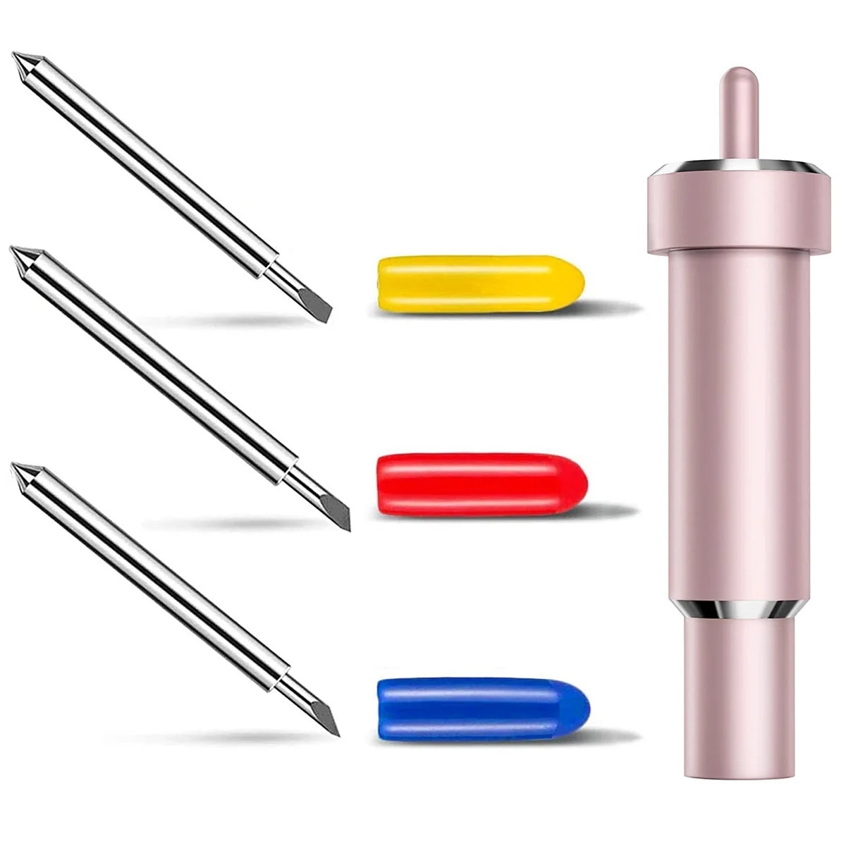 Replacement Cutting Blades for Cricut Maker & Explore Series – 30°/45°/60° Plotter Blades with Sturdy Housing
