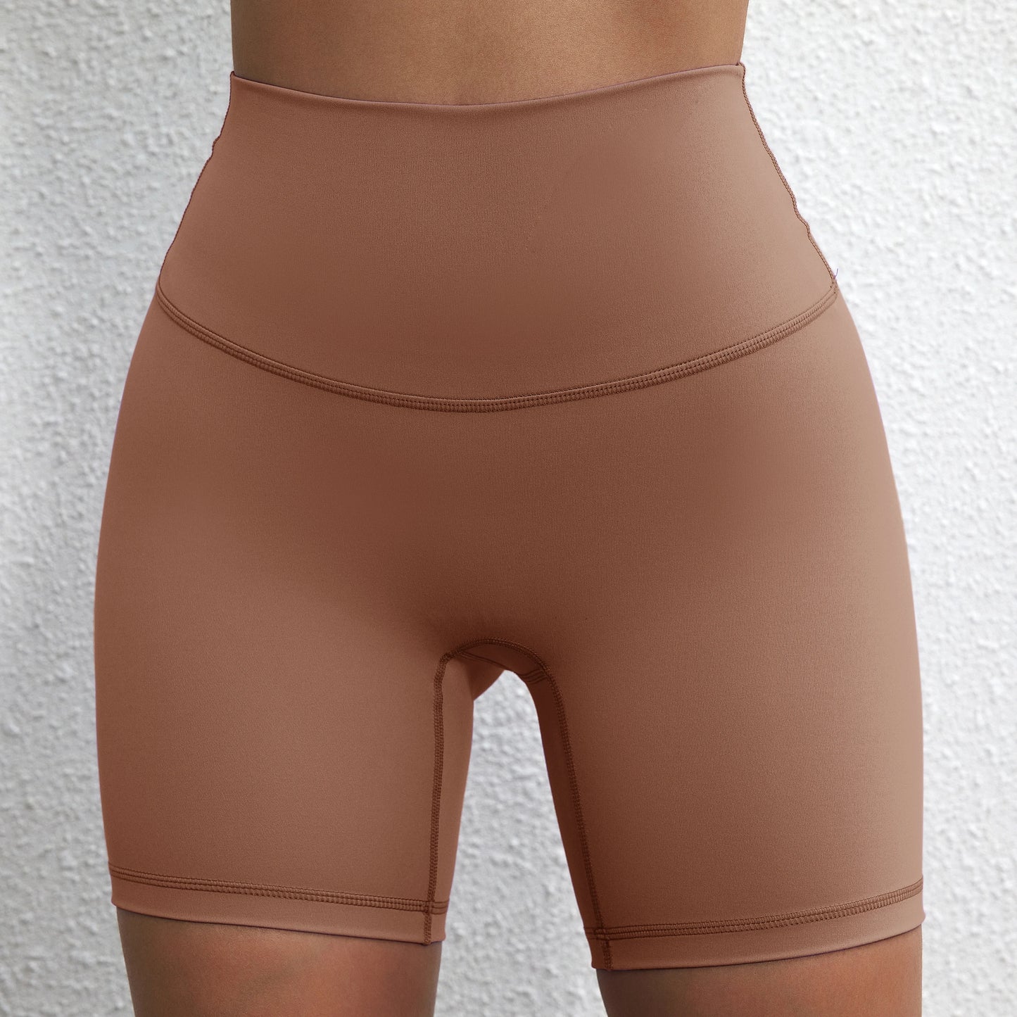 Women’s Solid Color Yoga Shorts – Compression Sport Leggings, Sweat-Wicking Training & Cycling Shorts with Pocket