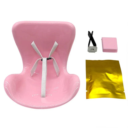 Mini Plush Doll Safety Seat – Kawaii Labubu Idol Car Ornament, Air Aromatherapy Decoration Accessories