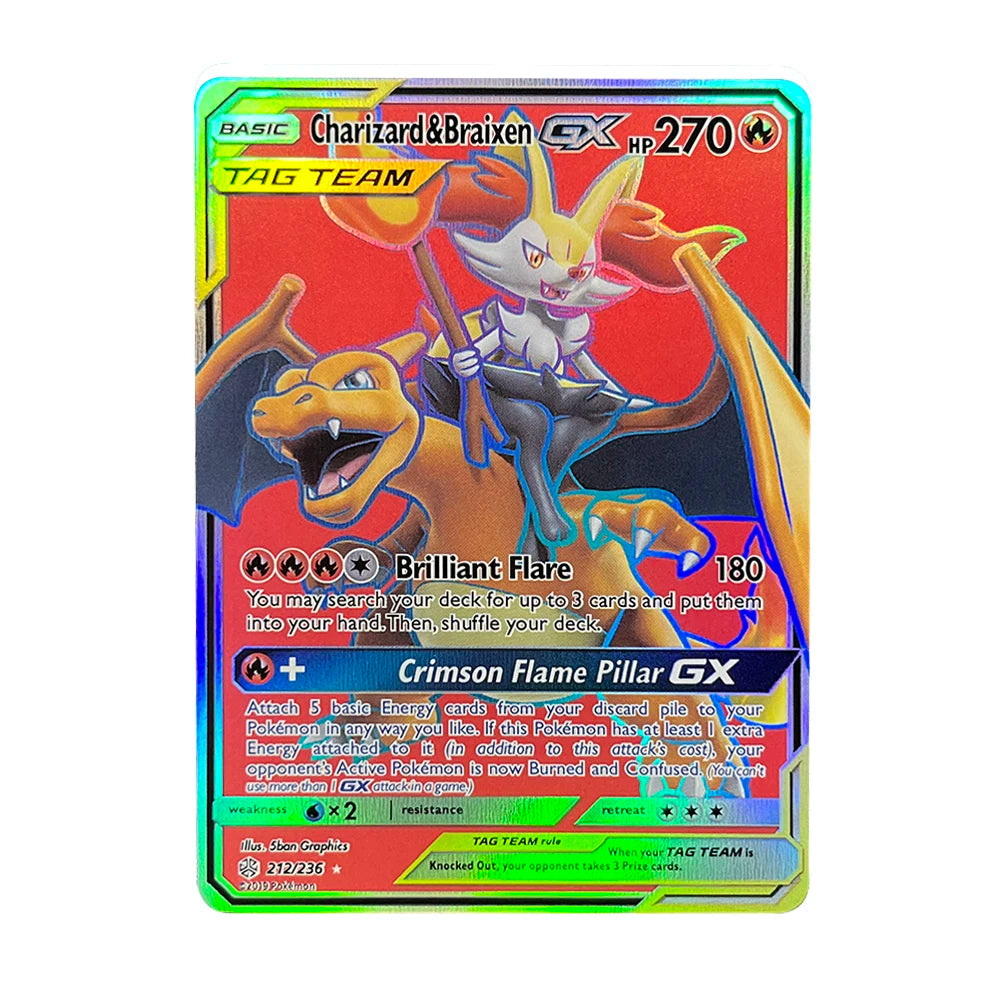 PKM Holographic Trading Cards – Charizard EX, GX, Rainbow Blastoise VMAX, Darkrai VSTAR for Collectors, Battles & Gifts