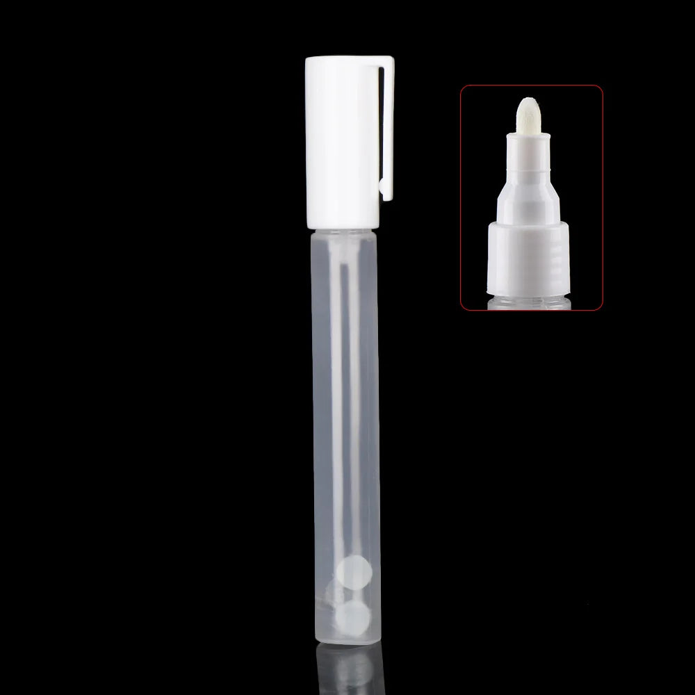 Refillable Transparent Ink Rod – Reusable Plastic Paint Pen Accessory for Graffiti & Liquid Chalk Markers