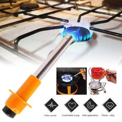 Portable Camping Stove Accessories - Electric Pulse Igniter, Piezoelectric Igniter for Outdoor Cooking and BBQ