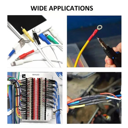 150PCS Insulation Heat Shrink Tubing Kit - 2:1 Thermoresistant Shrink Wrap for Cable Protection