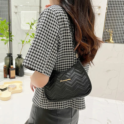 Women’s Soft Faux Leather Crossbody Bag – Retro Underarm Handbag & Small Shoulder Bag for Girls – Fashion Design