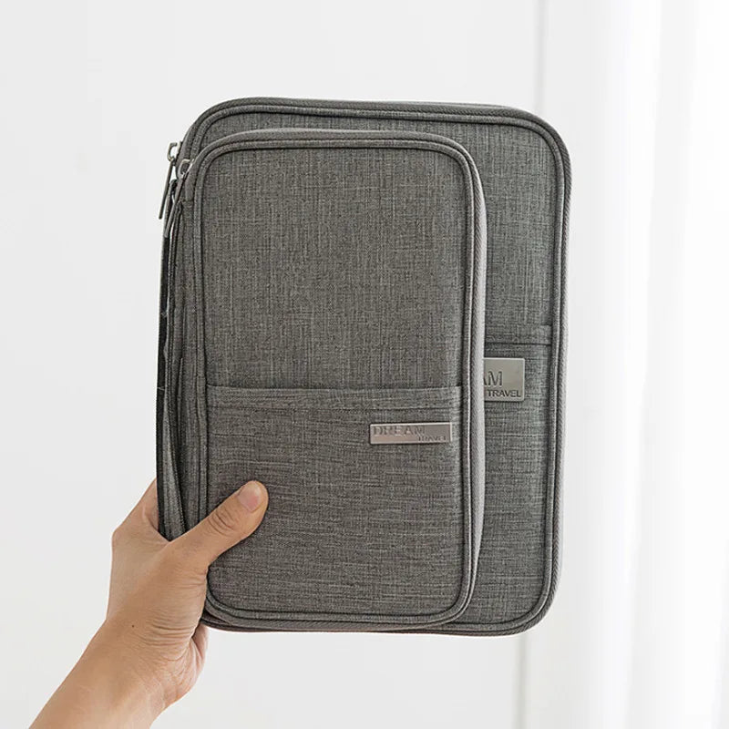 Creative Waterproof Travel Wallet: Family Passport Holder & Document Organizer - Essential Travel Accessories