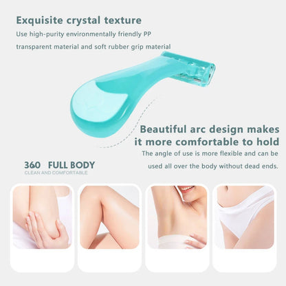 Mini Hair Removal Razor for Women — Portable Stainless Steel Shaving Knife for Body & Private Parts