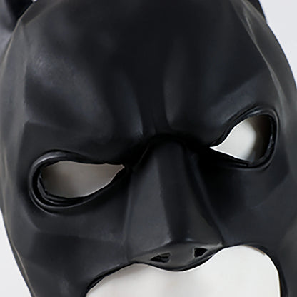 Latex Bat Mask Headgear: Perfect for Cosplay, Halloween Night Parties, and Masquerades - Adult Camouflage Design