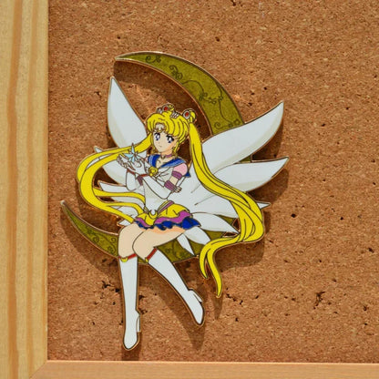 Cute Sailor Moon Enamel Pin – Usagi Tsukino Brooch for Backpacks, Clothing & Anime Gift