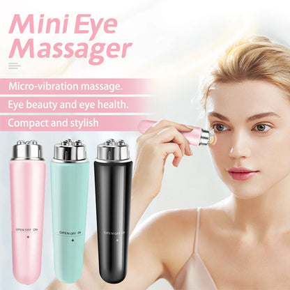 4 in 1 Electric Facial Massager - Micro Vibration Eye Beauty Instrument for Relaxation, Dark Circles, Puffiness and Eye Bags