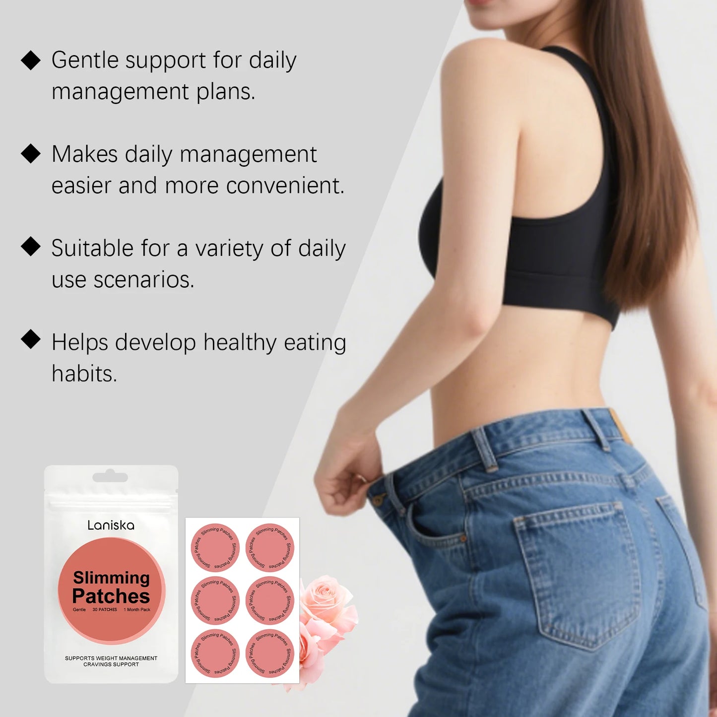 Body Contouring Care Patches - Gentle Daily Wear Figure Support & Skin Care Solution