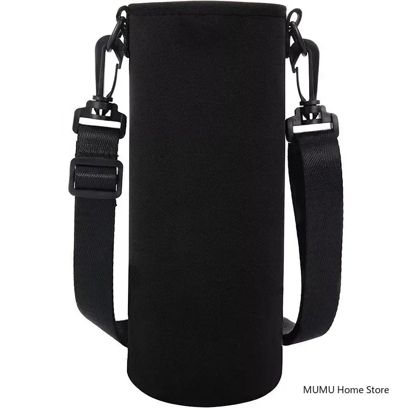 750/1000/1500ML Sports Water Bottle Insulated Neoprene Sleeve – Portable Bottle Carrying Case & Thermal Holder Bag