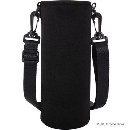 750/1000/1500ML Sports Water Bottle Insulated Neoprene Sleeve – Portable Bottle Carrying Case & Thermal Holder Bag