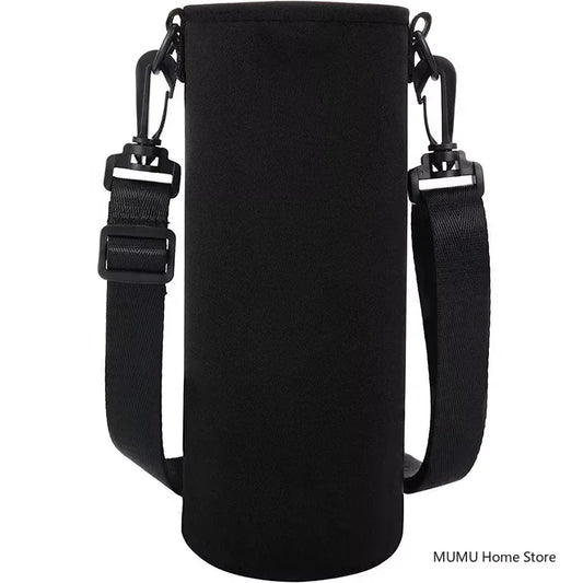 Sports Water Bottle Insulated Neoprene Sleeve - 750ML/1000ML/1500ML Bottle Carry Case & Protective Holder
