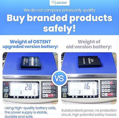 OSTENT 3.6V 1400mAh Rechargeable Lithium Battery for Sony PSP 2000/3000 | PSP-S110 Replacement