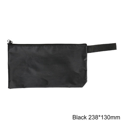 Waterproof Oxford Canvas Tool Bag — 420D Zipper Organizer, Portable Travel Storage Pouch for Tools & Accessories