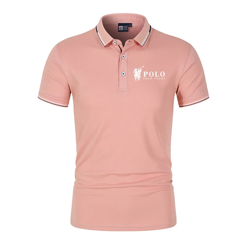 Men's Premium Summer Polo Shirt - Quick Dry Breathable Casual Business Sports Polo