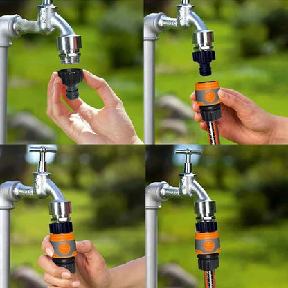 Garden Hose Quick Connector - Faucet Extender and Water Pipe Connection Fittings for Irrigation and Watering 1/10PCS