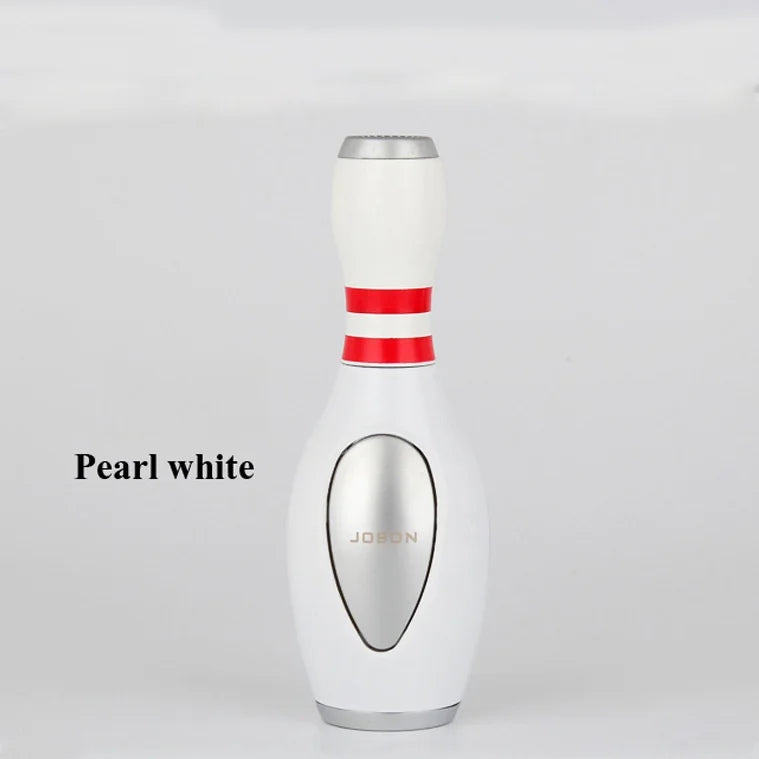 Jobon Bowling Ball Shaped Butane Gas Lighter – Windproof Jet Turbine Torch with Blue Flame, Metal Outdoor Gift