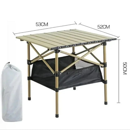 Outdoor Picnic Table with Carrying Bag – Lightweight Portable Folding Desk for Camping & Self-Driving Trips
