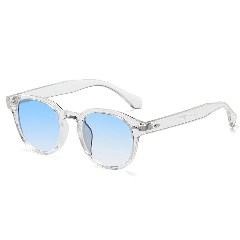 JNPCXI Retro Round Sunglasses – Punk Leopard Rivet Fashion Shades UV400 for Men & Women