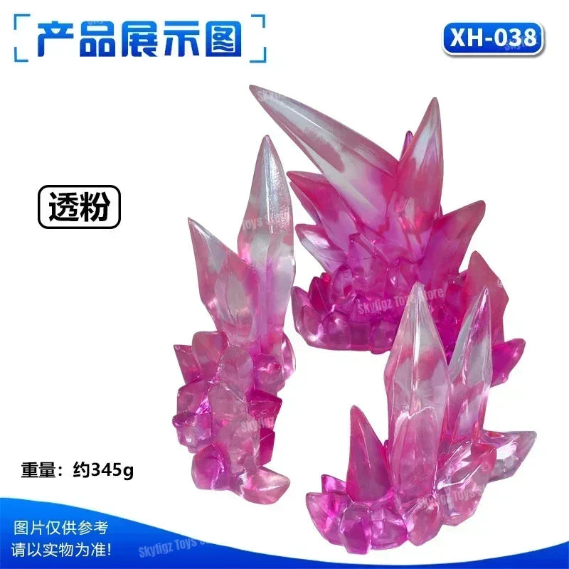 Whirlwind Flame & Ice Special Effects Model Stand — Luffy Figure DIY Accessories Movable Display Base