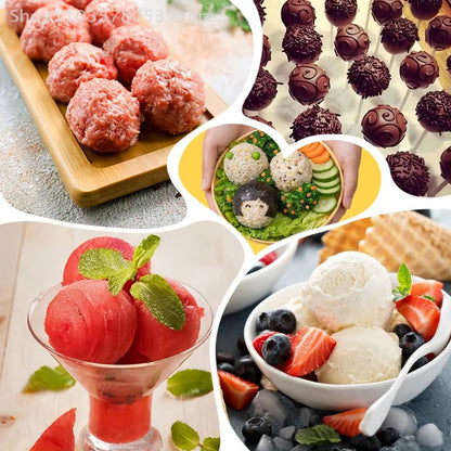 37-Grid Silicone Meatball Mold with Lid — Honeycomb Rice Ball Maker for Fish Balls, Beef Balls, and Kitchen Meat Tools