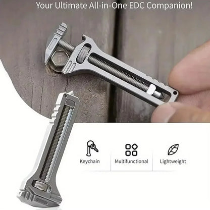 EDC Multi Tool Keychain - Compact Pocket Knife & Screwdriver Set for Camping Survival Outdoor Use