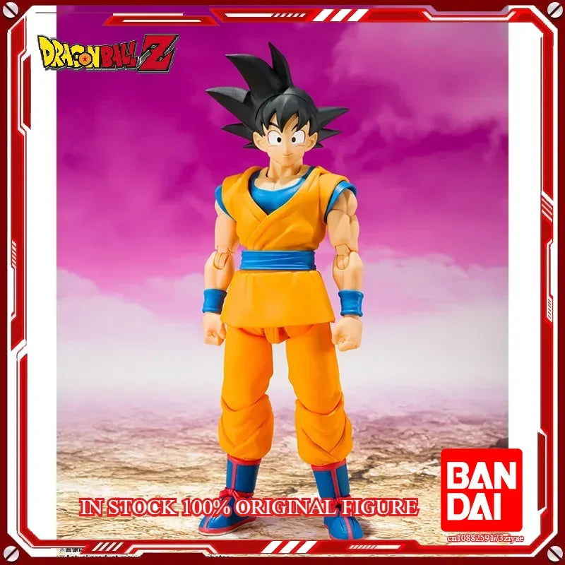 BANDAI S.H.Figuarts Son Goku Action Figure — 100% Original Dragon Ball Anime Collectible Model Toy