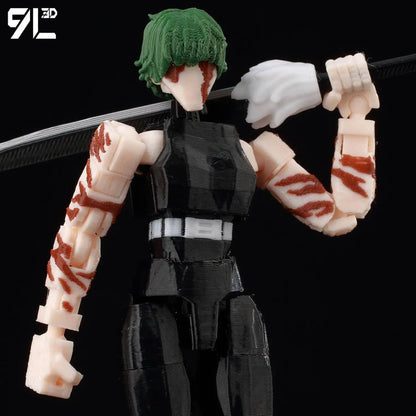 9L3D Printed Anime Action Figures — Jujutsu Kaisen Sukuna, Yuji, Yuta, Satoru Gojo Movable Mannequin Toys