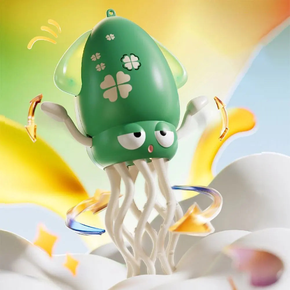 Smart Dancing Octopus Robot Toy - Interactive Crawling Pet with LED Lights, Music & Obstacle Avoidance for Kids