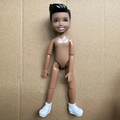 14cm Little Kelly Movable Doll — 5-Inch 1/12 BJD Reborn Toy for Boys & Girls, Dark/Light Skin, White, Blonde & Black Hair