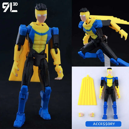 Venom Spider-Man Lucky13 Dummy13 Action Figure - 3D Printed T13 Multi-Jointed Anime Collectible Toy