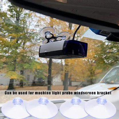 30/45/60mm Strong PVC Vacuum Suction Cups — Thickened Sucker Pads for Car, Glass & Bathroom Use