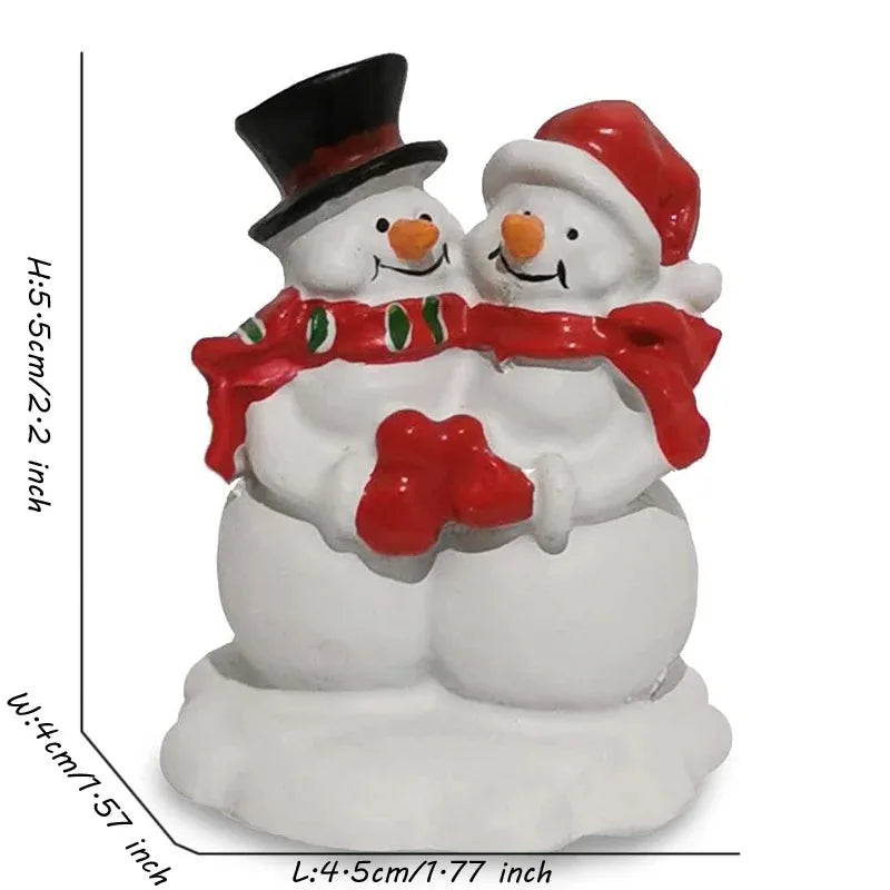 Christmas Village Set Accessories – Collectible Figurines for Kids, Home, Fireplace & Holiday Decoration