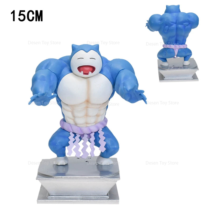 13 Styles Pokémon Muscle Figures – Magikarp, Snorlax, Dugtrio, Psyduck, Squirtle, Bulbasaur, Gengar PVC Action Toys