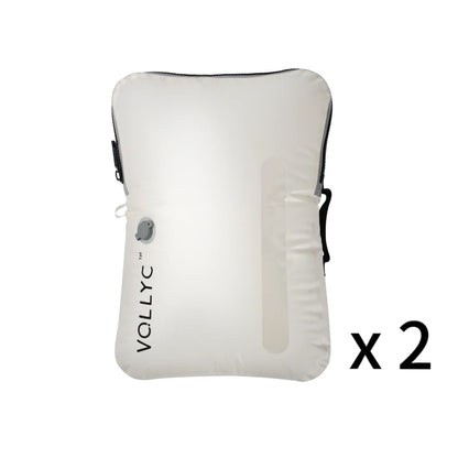 FLEXTAIL x VOLLYC EZYPACK 25L Vacuum Storage Bag – Reusable Travel Compression Bag for Clothes, Backpack & Luggage (85% Space Saving)