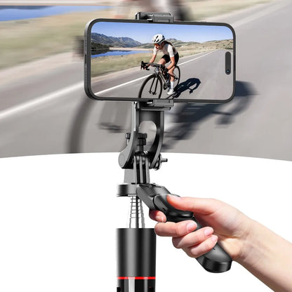 MEUYAG Selfie Stick Tripod – 1708mm Monopod with Fill Light, Bluetooth Remote, 360° Rotation & 1/4” Interface for Mobile Phones