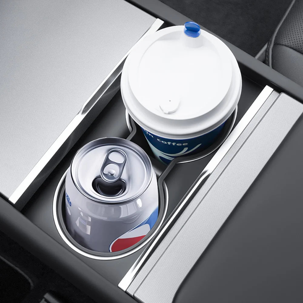 Center Console Cup Holder – Water Bottle Holder for Tesla Model Y (2025–2026) & Model 3 Highland
